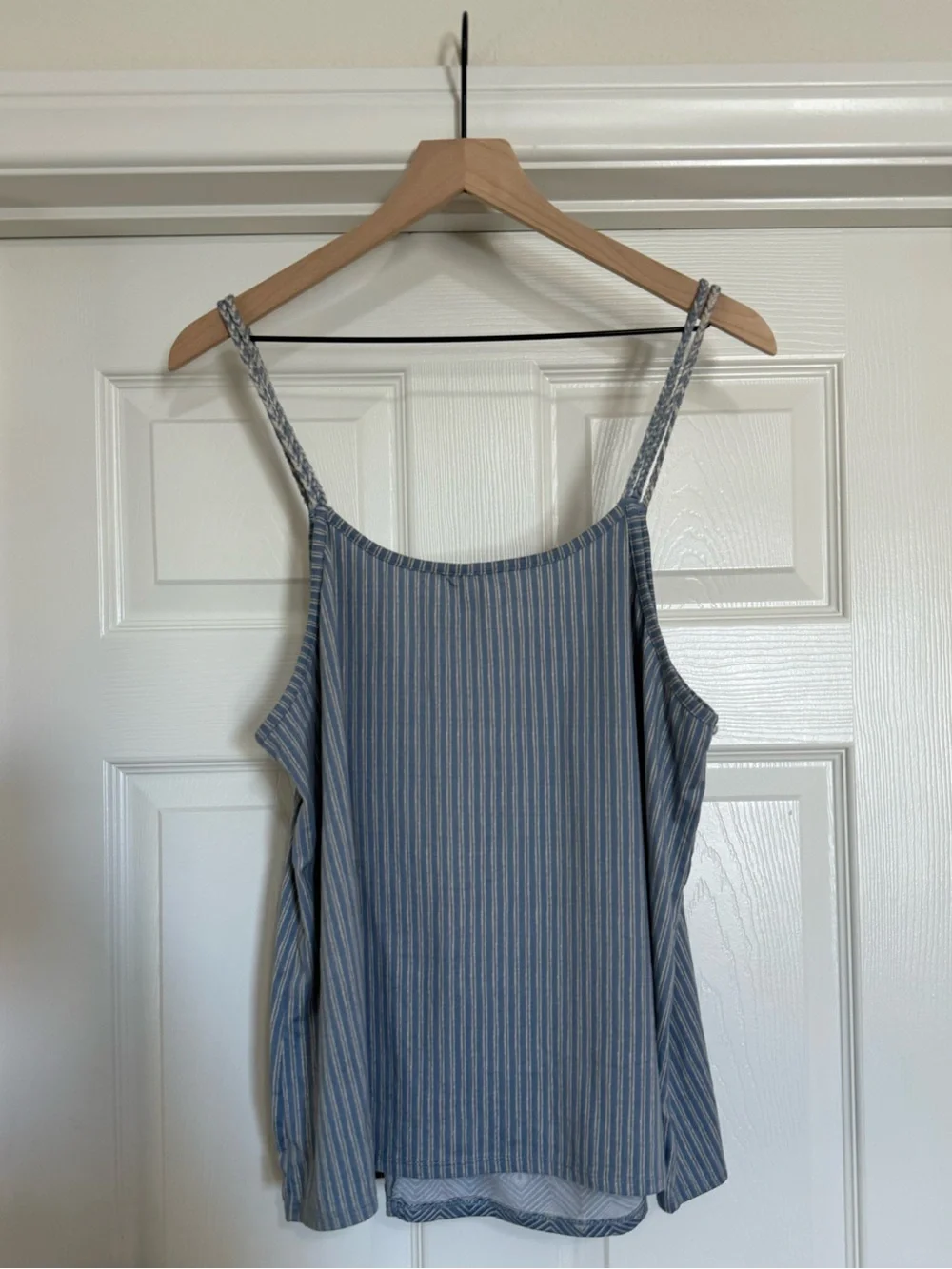 Lucky Brand Blue Boho Pajama Set XL Soft Lounge Sleepwear Cami Shorts